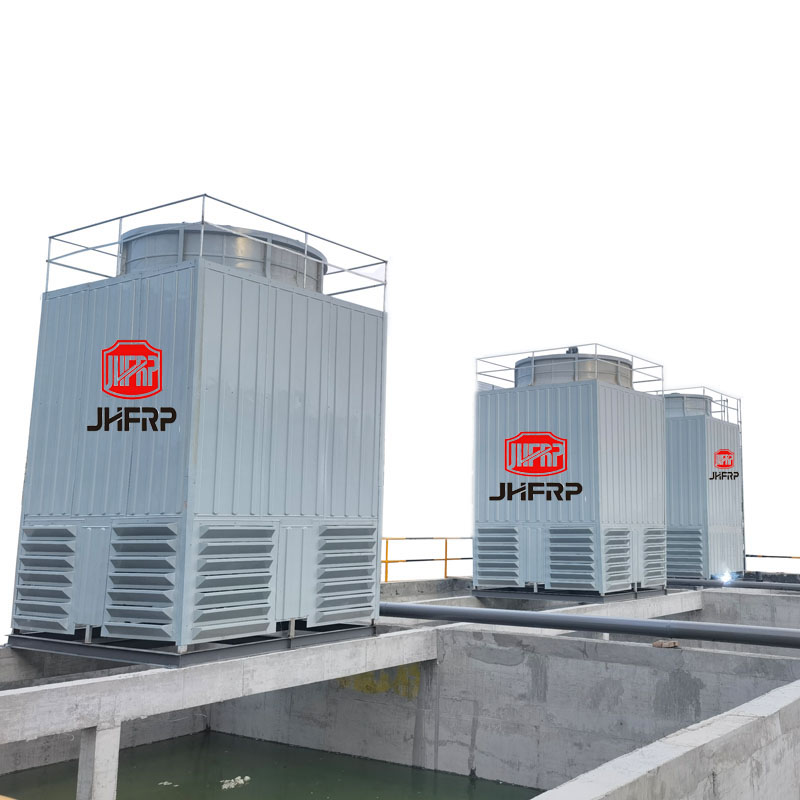 清理方形逆流式玻璃钢冷却塔填料的小技巧