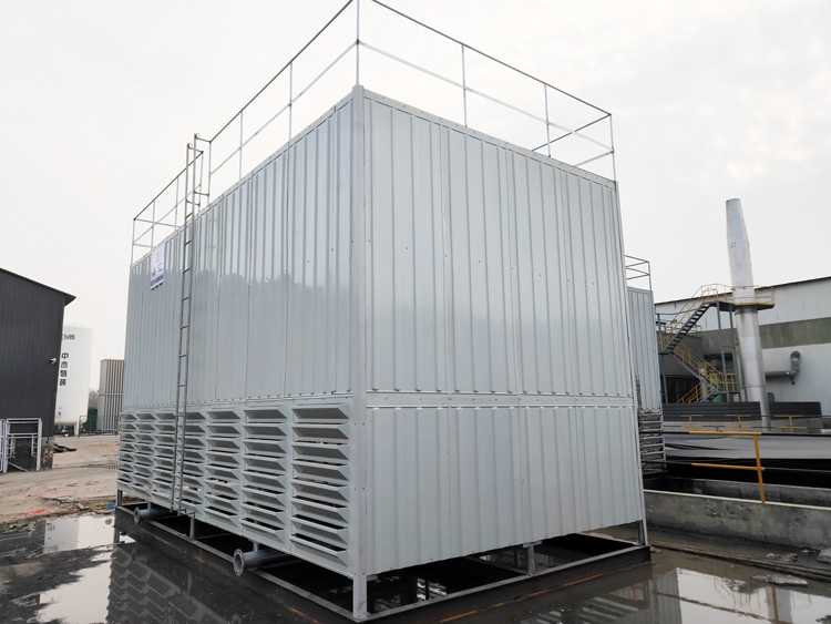 三门峡铜厂300T两台方形逆流式玻璃钢冷却塔