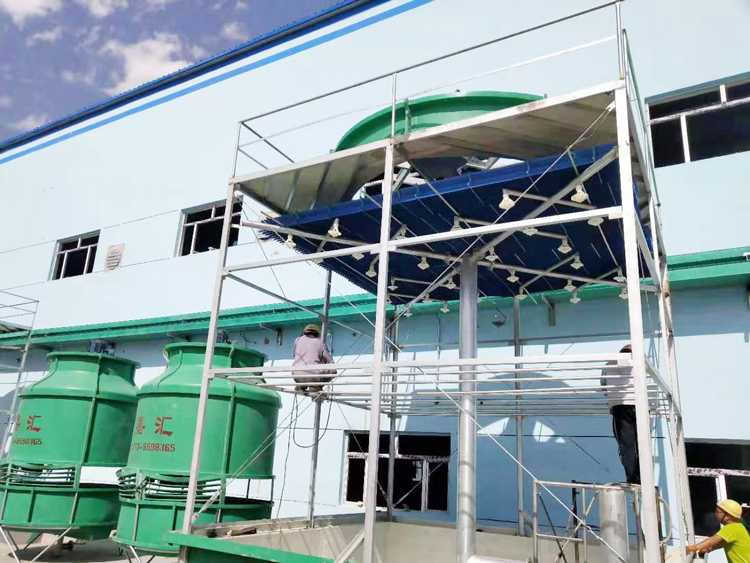 阿拉善积水型玻璃钢冷却塔安装